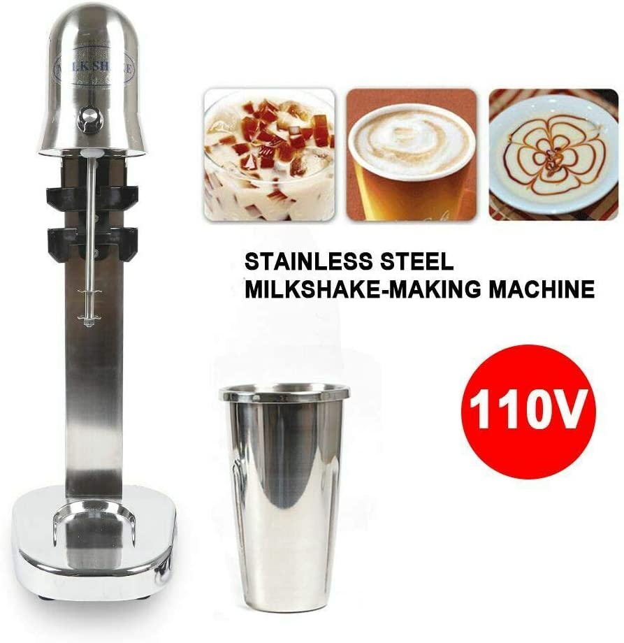 Commercial Electric Drink Milk Shake Machine 280W Milkshake Mixer Drink