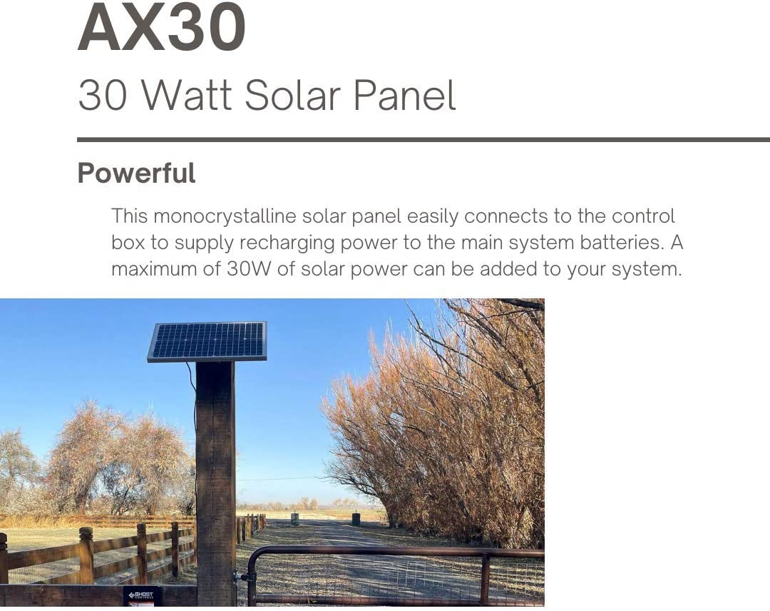 Ghost Controls AXDP Premium 10 Watt Monocrystalline Solar Panel for