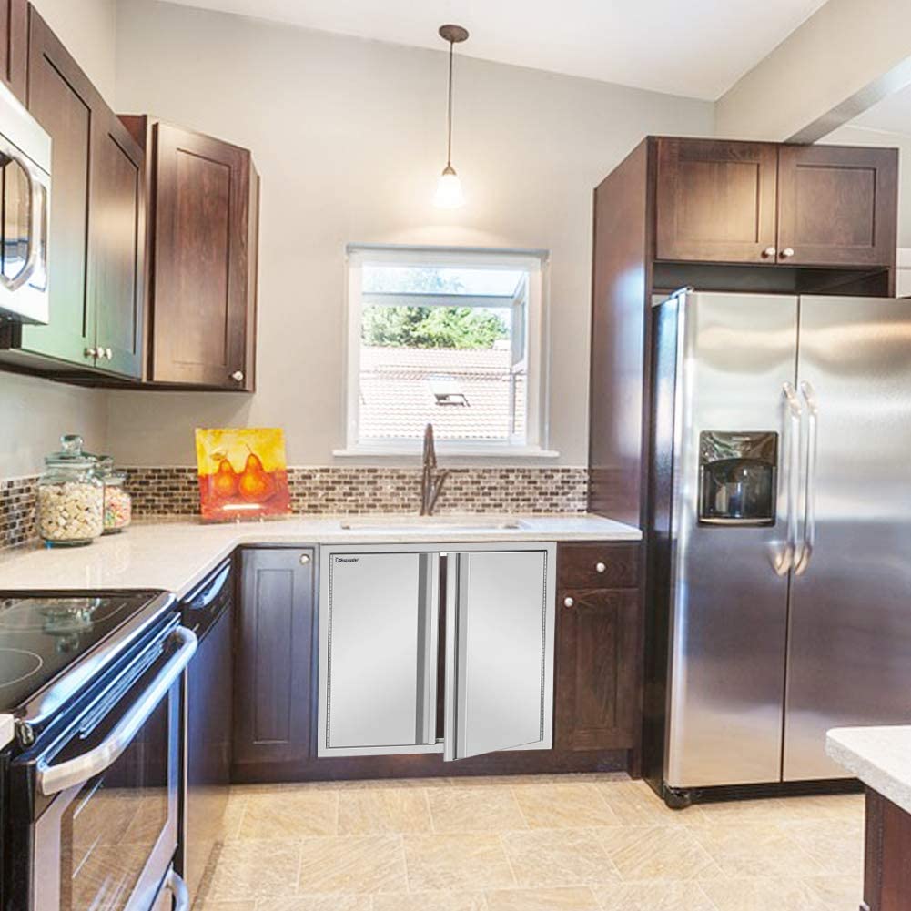 Karpevta Outdoor Kitchen Door 42" W X 21" H BBQ Single Access Door