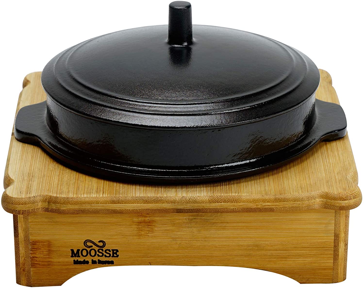 MOOSSE Gamasot Premium Korean Dutch Oven, Rice Pot, Enameled Cast Iron