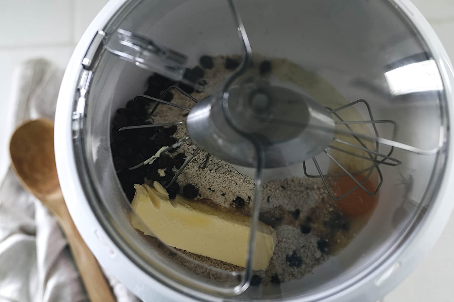 NutriMill Artiste Kitchen Stand Mixer (Silver Trim) The Tea Scape