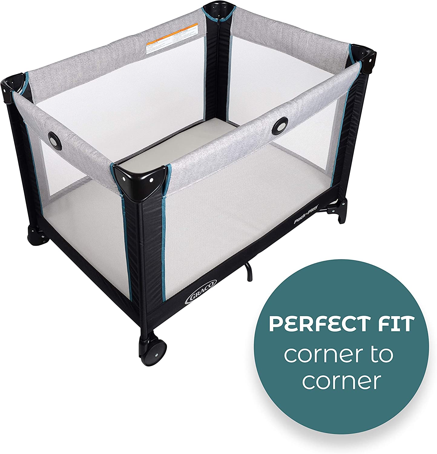 Milliard Classic Pack N' Play Mattress The Tea Scape