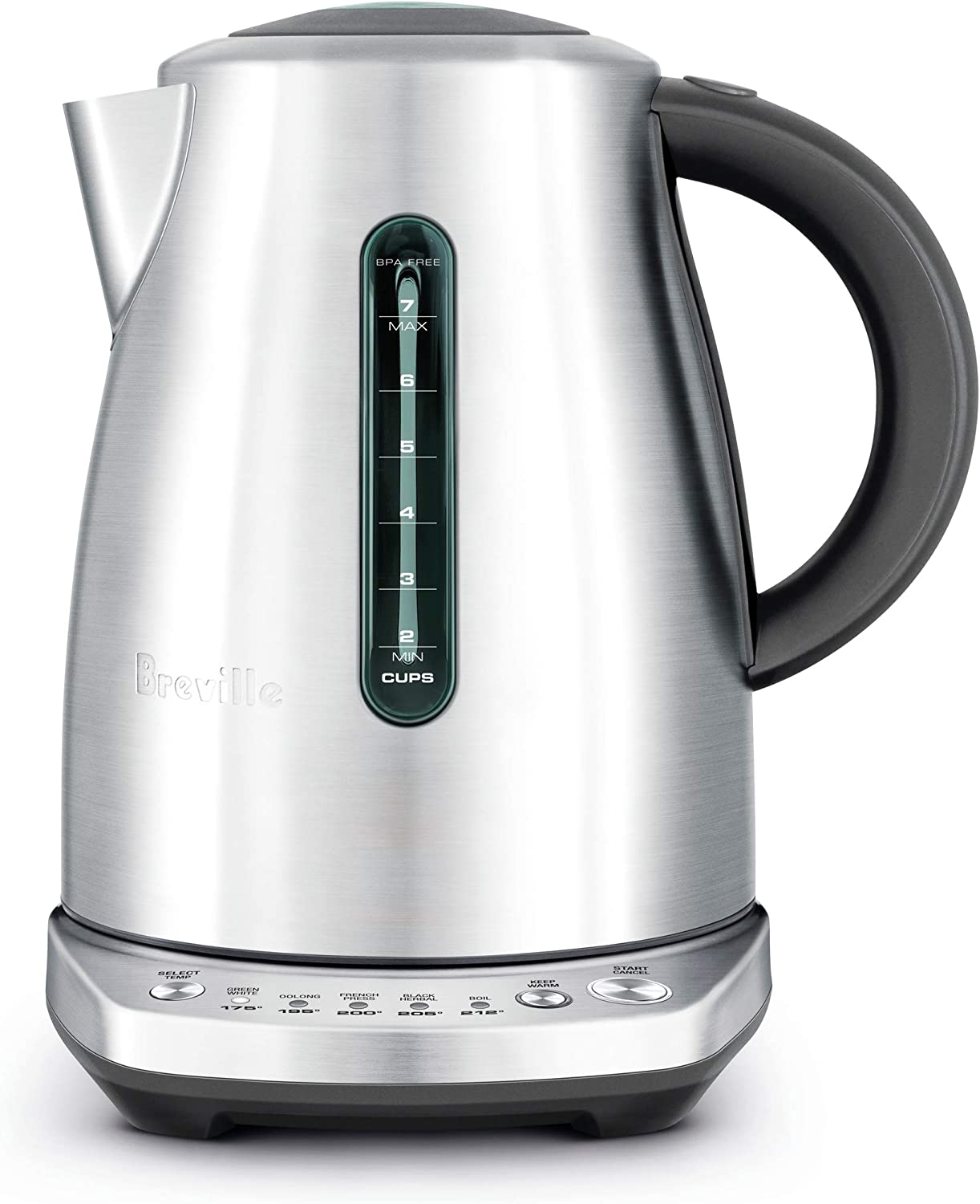 Breville BKE720BSS Temp Select Electric Kettle, Brushed Stainless Steel The Tea Scape