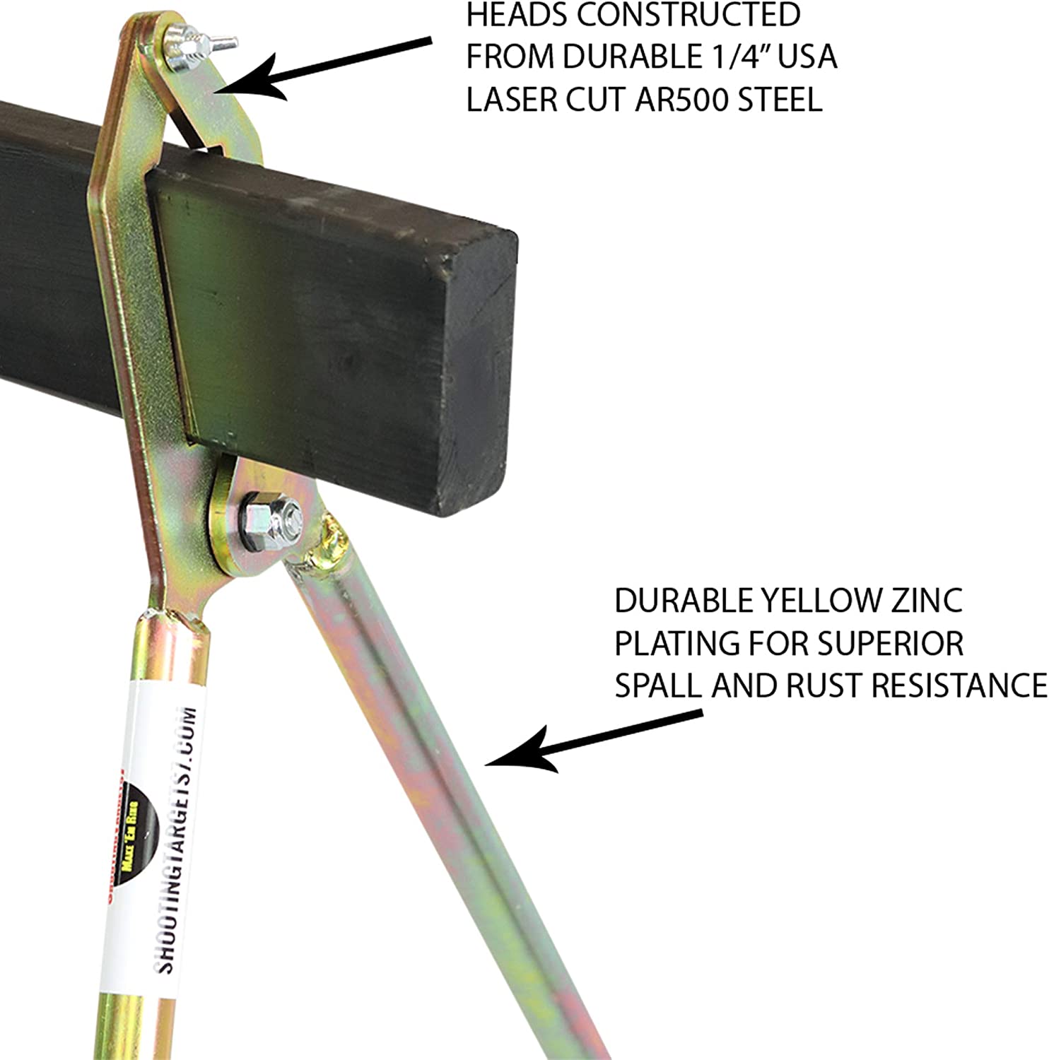 Steel Target Stand For AR500 Targets And Gongs Folding Metal Legs For steel-target-stand-for-ar500-targets-and-gongs-folding-metal-legs-for