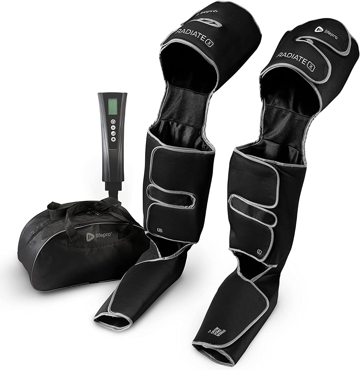 Lifepro Radiate X Thigh Calf And Foot Massager With Compression Leg Massager For Circulation