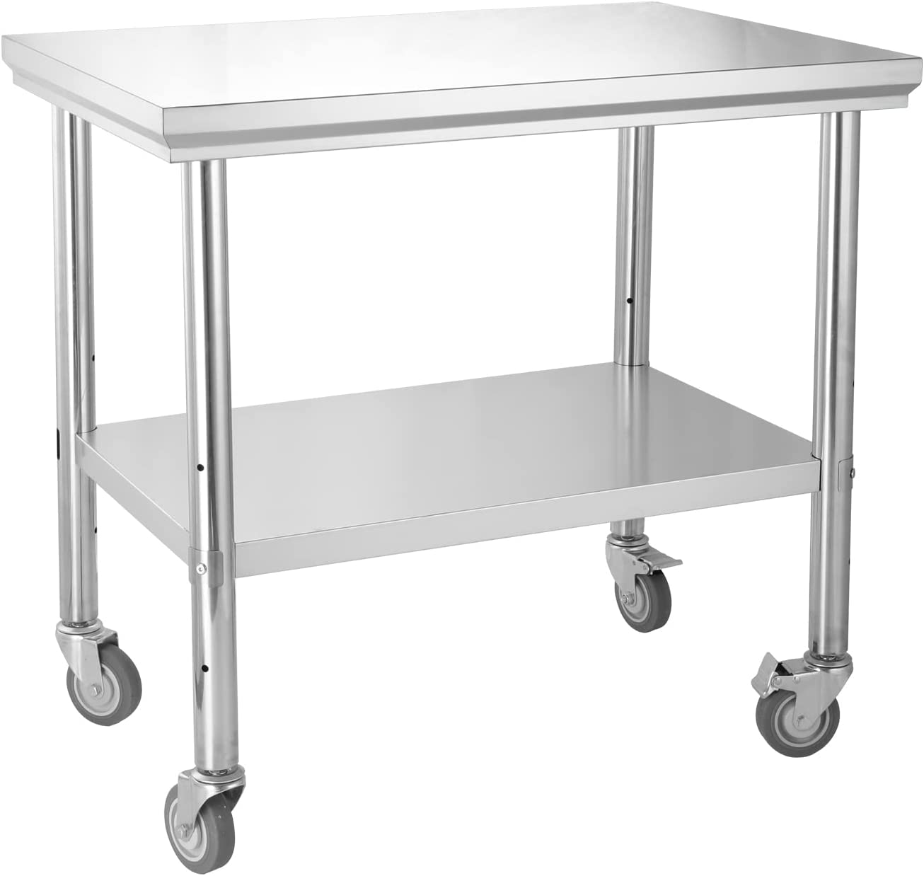 commercial-work-table-30-x-24-stainless-steel-work-table-with-wheels