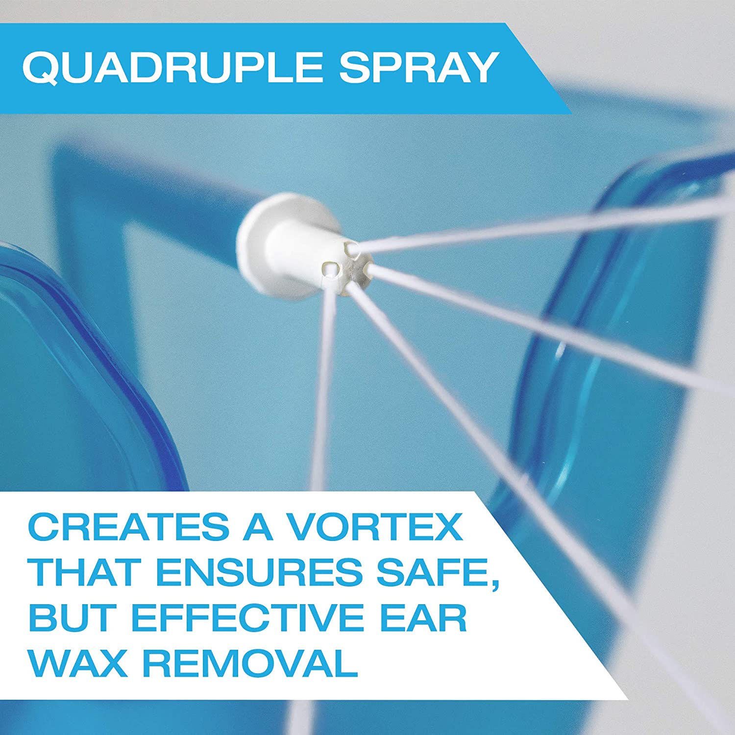 Electric Ear Wax Removal Kit by Tilcare Rechargeable Ear Cleaning