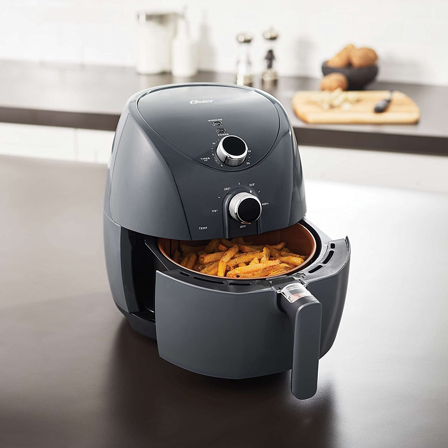 Oster Copper Infused Duraceramic 33 Quart Air Fryer The Tea Scape