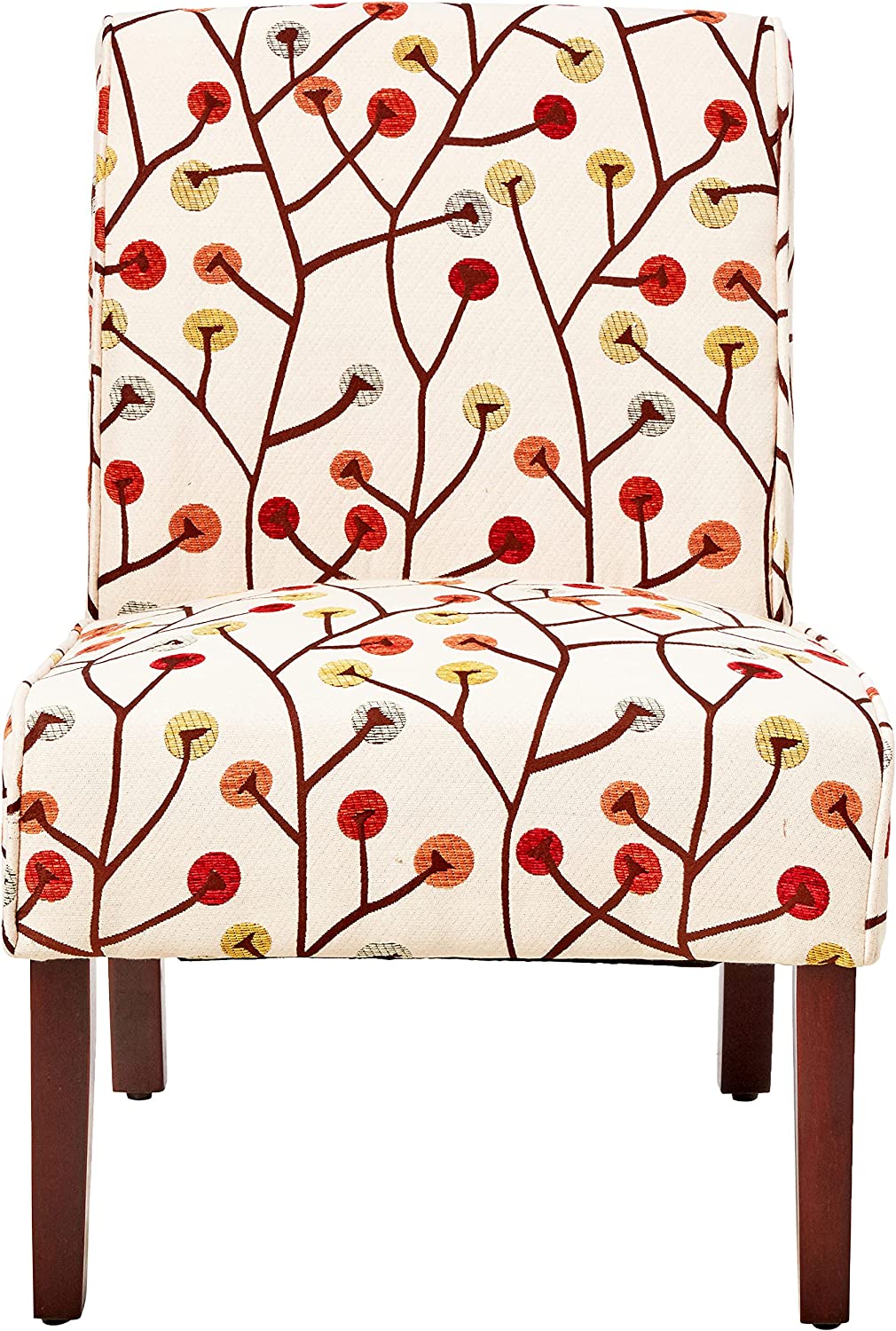 dorel living teagan armless accent chair