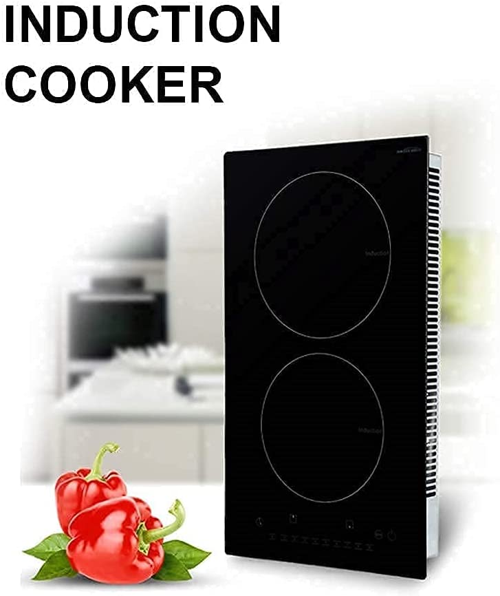 WISECONN 2 Burners Induction Cooktop 120V, 1200W with ETL Certificate