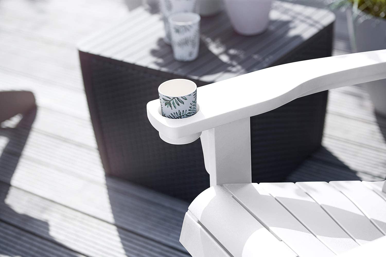 Keter Adirondack Chair Seating, White - The Tea Scape