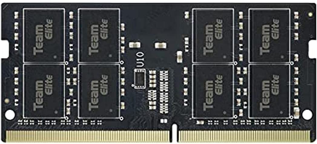 2 x 8GB 3200MHz PC4-25600 CL22 Unbuffered Non-ECC 1.2V SODIMM 260-Pin Laptop Notebook PC Computer Memory Module Ram Upgrade TEAMGROUP Elite DDR4 16GB Kit TED416G3200C22DC-S01 