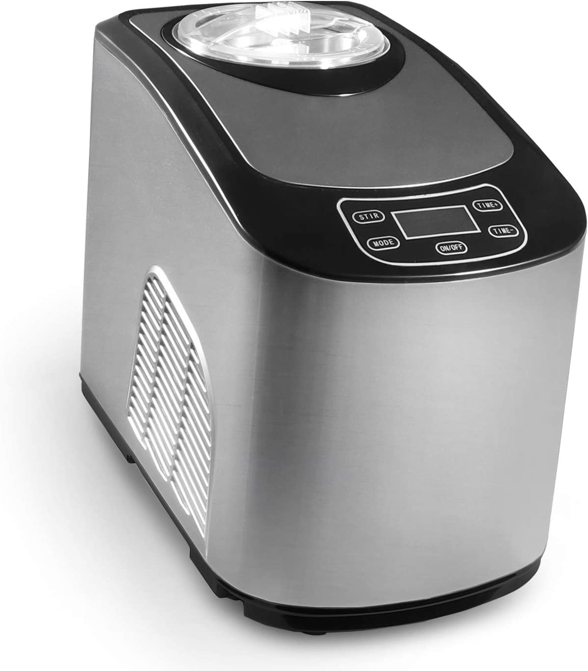 WATOOR Compressor Ice Cream Maker with Ice Cream Scoop, Countdown Timer