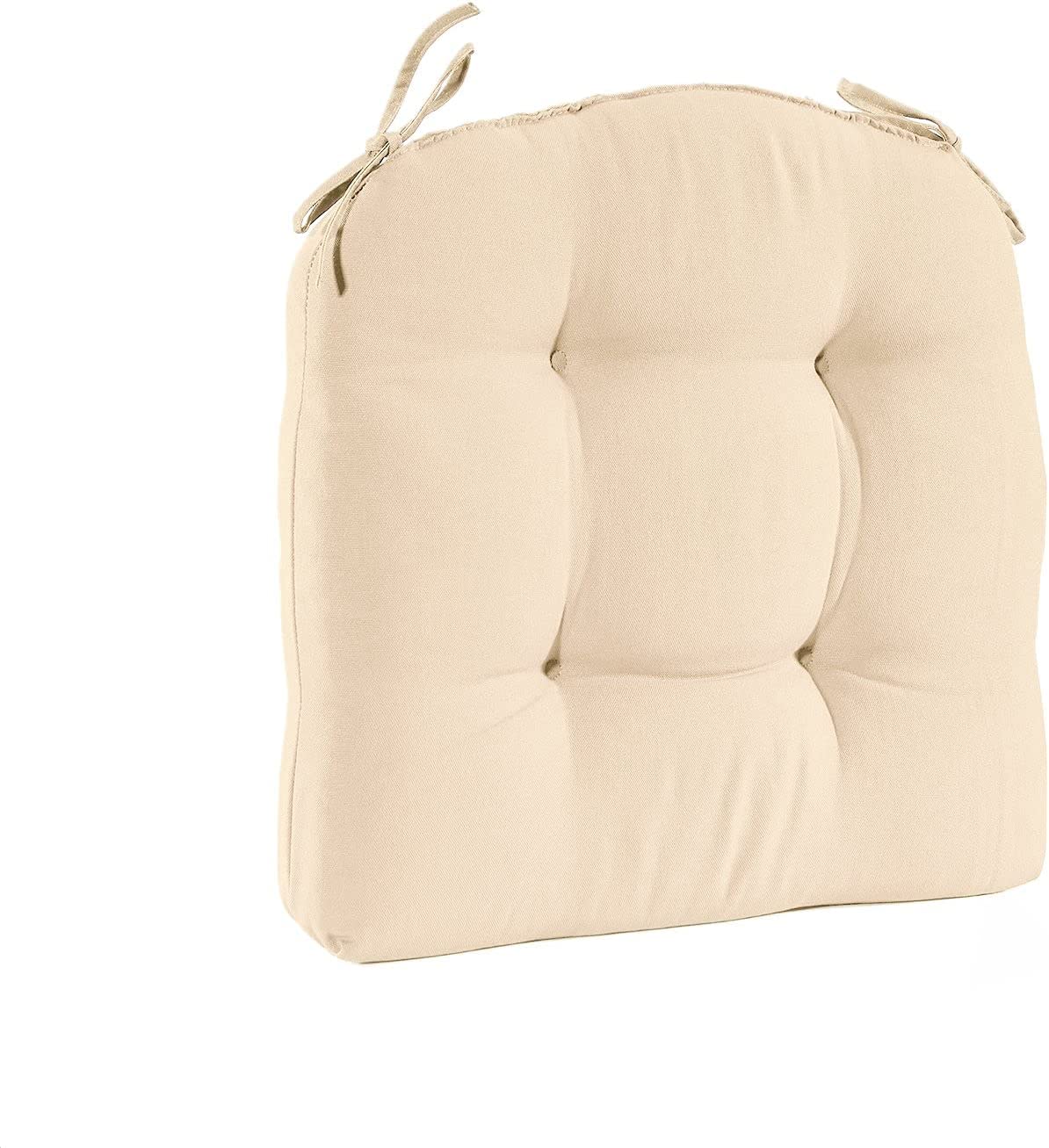Monkey Patio Seat Cushions for Outdoor Patio Dining Set of 2 in Beige