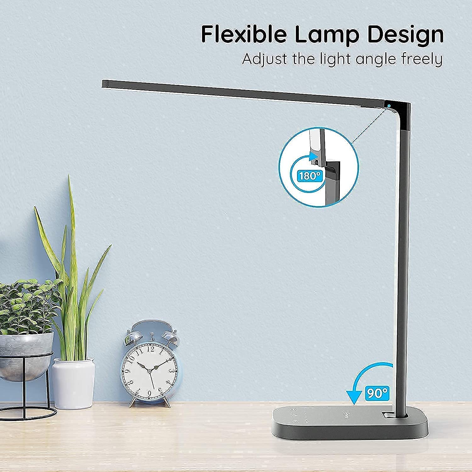 Govee LED Desk Lamp with USB Charging Port Bundle with Govee Led Floor