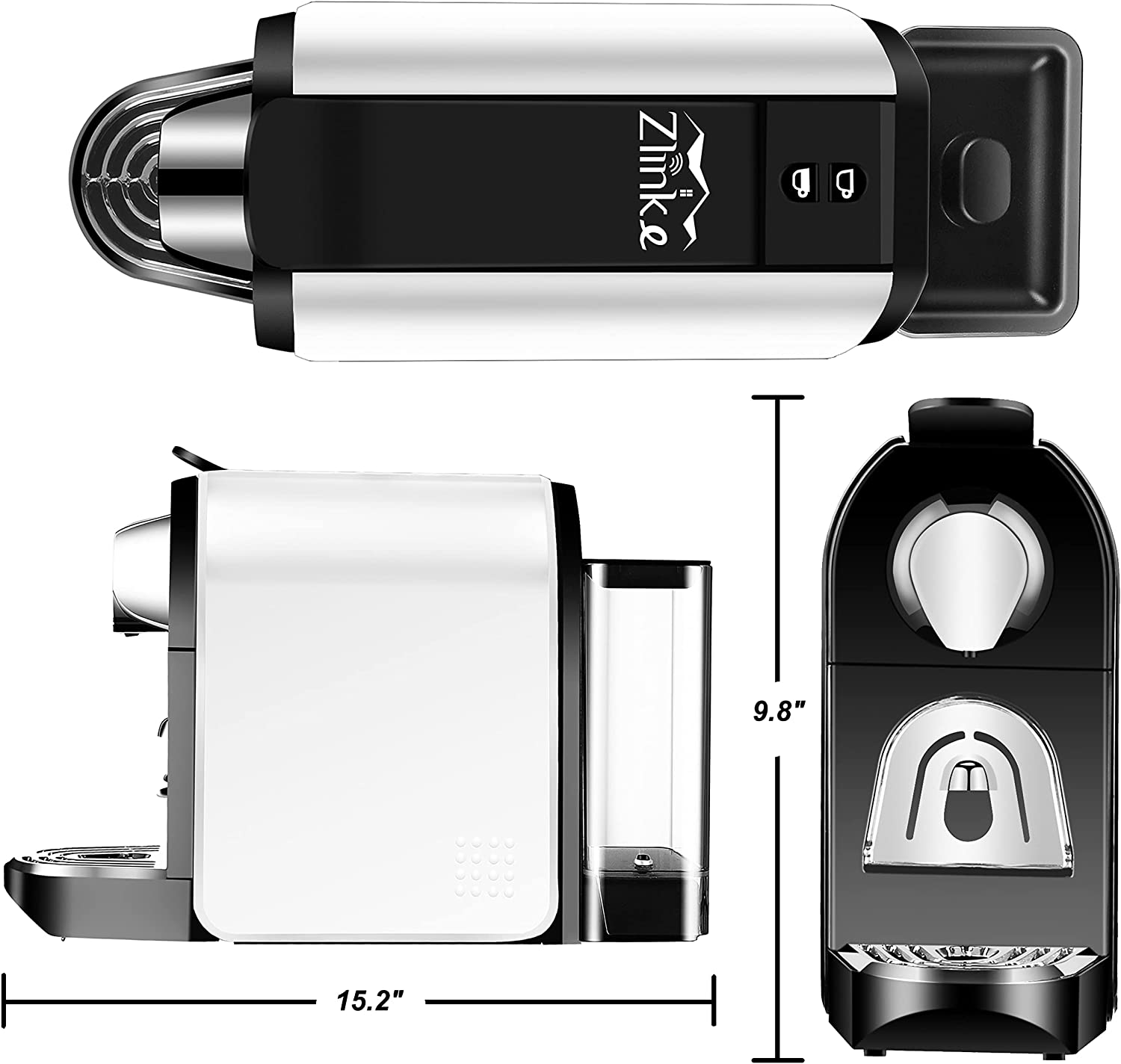 Zlinke Espresso Machine for Nespresso Compatible with