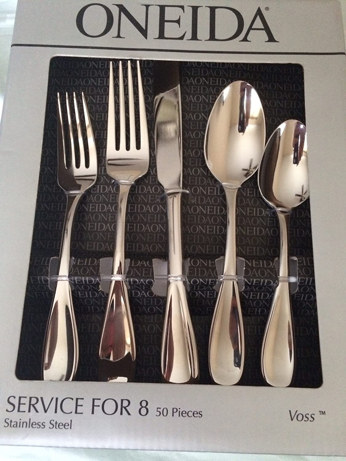 Oneida Voss 45 Piece Flatware Set Service For 8 The Tea Scape