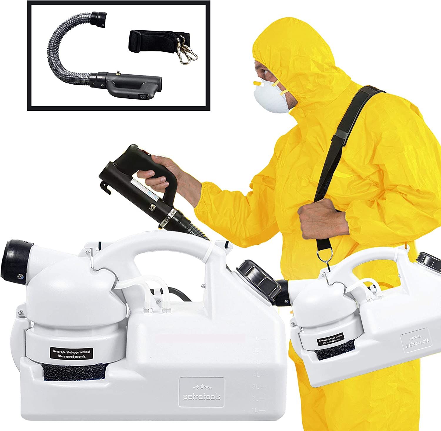 PetraTools ULV Fogger Fogger Machine, Mist Blower, Ultra Low Volume