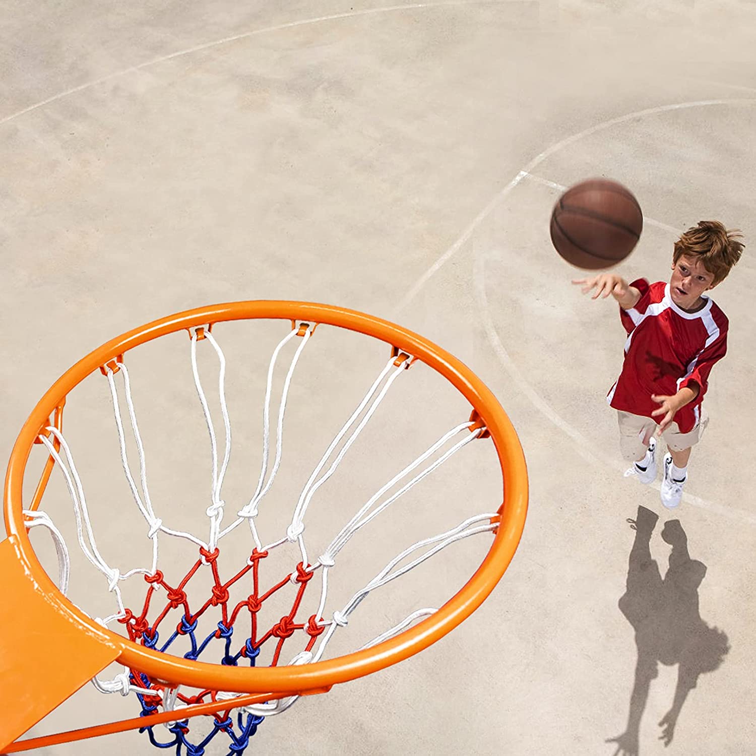 Aoneky Basketball Rim Replacement, Standard 18" Size Basketball Goal