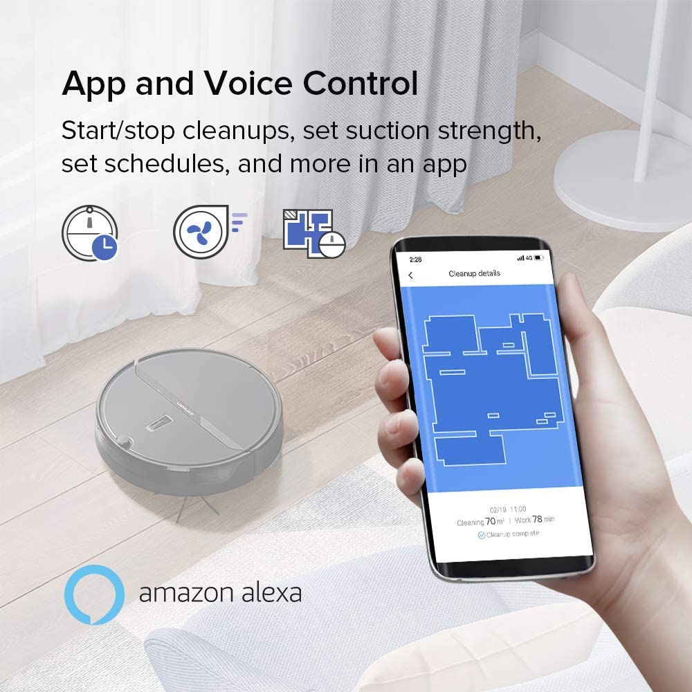 Roborock E4 Mop Robot Vacuum and Mop Cleaner, Internal Route Plan