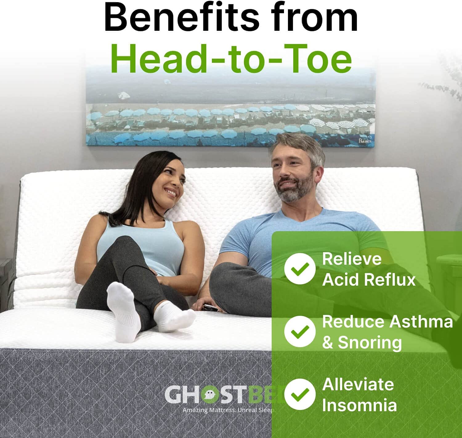 GhostBed Adjustable Base Headboard Brackets The Tea Scape