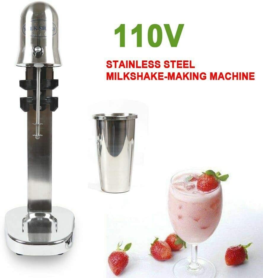 Commercial Electric Drink Milk Shake Machine 280W Milkshake Mixer Drink Mix Blender Frappe