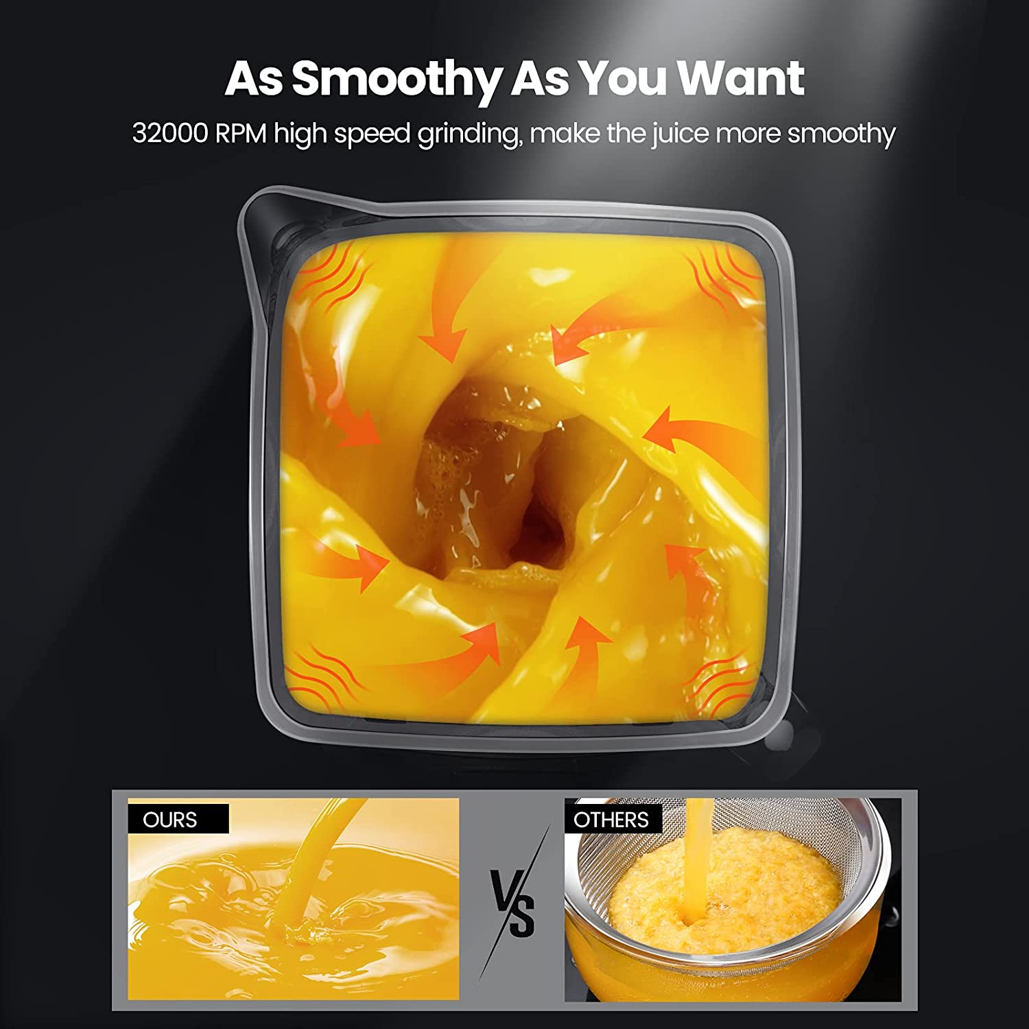 Anthter Blender 1600W, Professional Blender for Kitchen, Countertop