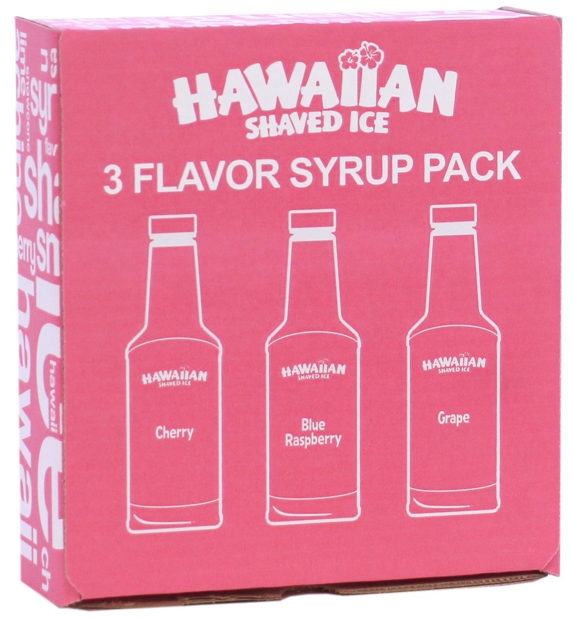Hawaiian Shaved Ice Syrup 3 Quart Flavor Package The Tea Scape