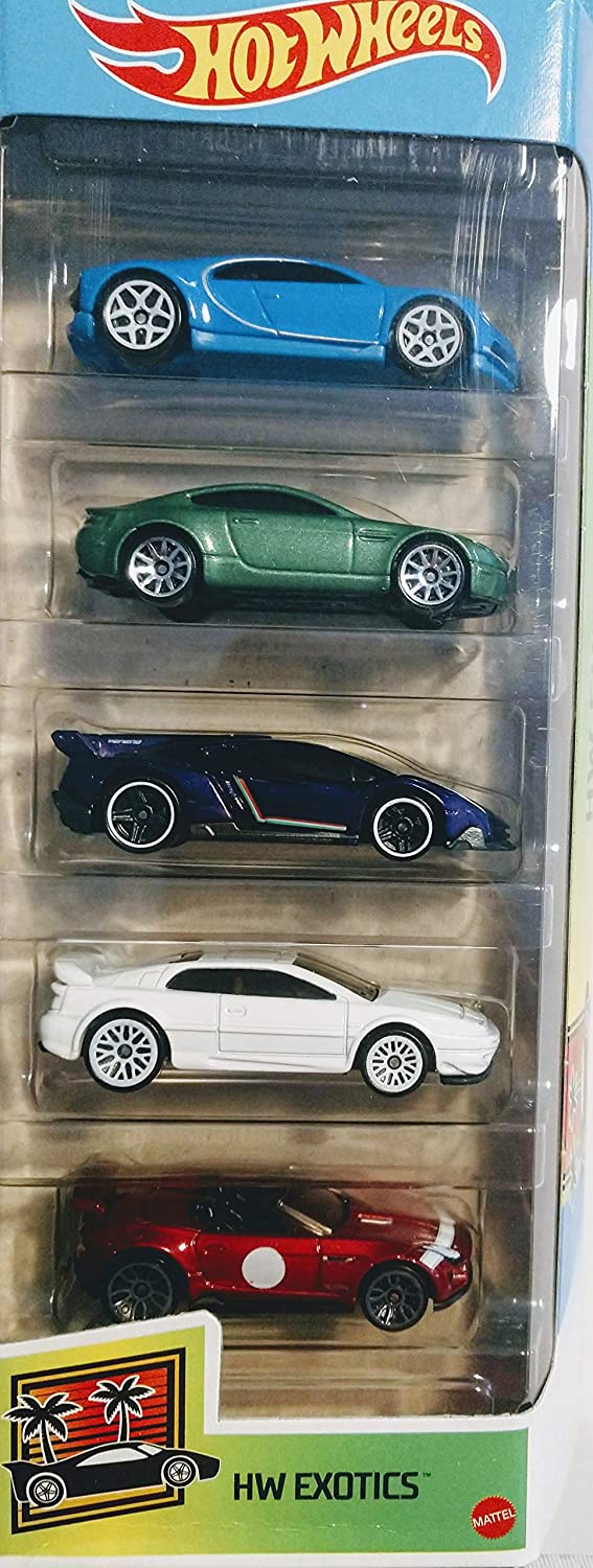 2021 hot wheels exotics 5 pack