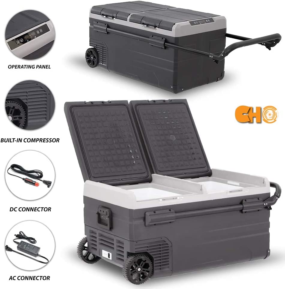 CHO Portable Freezer Cooler AC/DC Compressor Refrigerator Fridge