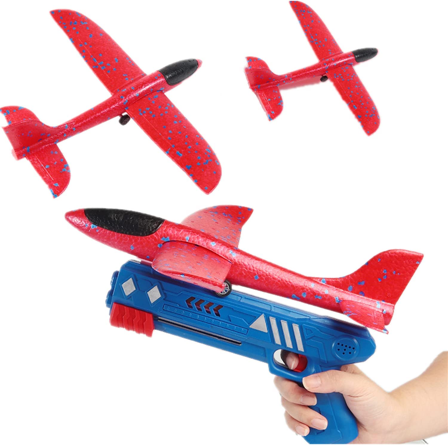 Florong 3 Airplane Toy,one-click Ejection Model Foam Airplane With 3 