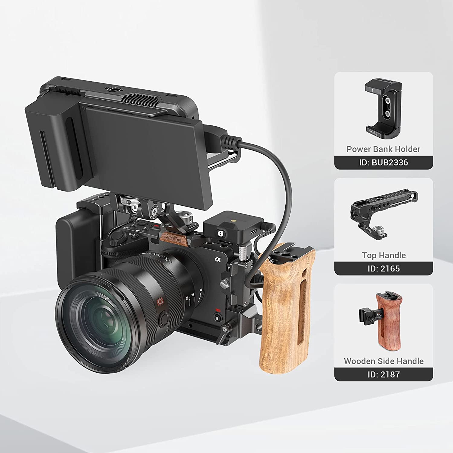 SMALLRIG Full Camera Cage for Sony FX3 (ILMEFX3) with HDMI Cable Clamp