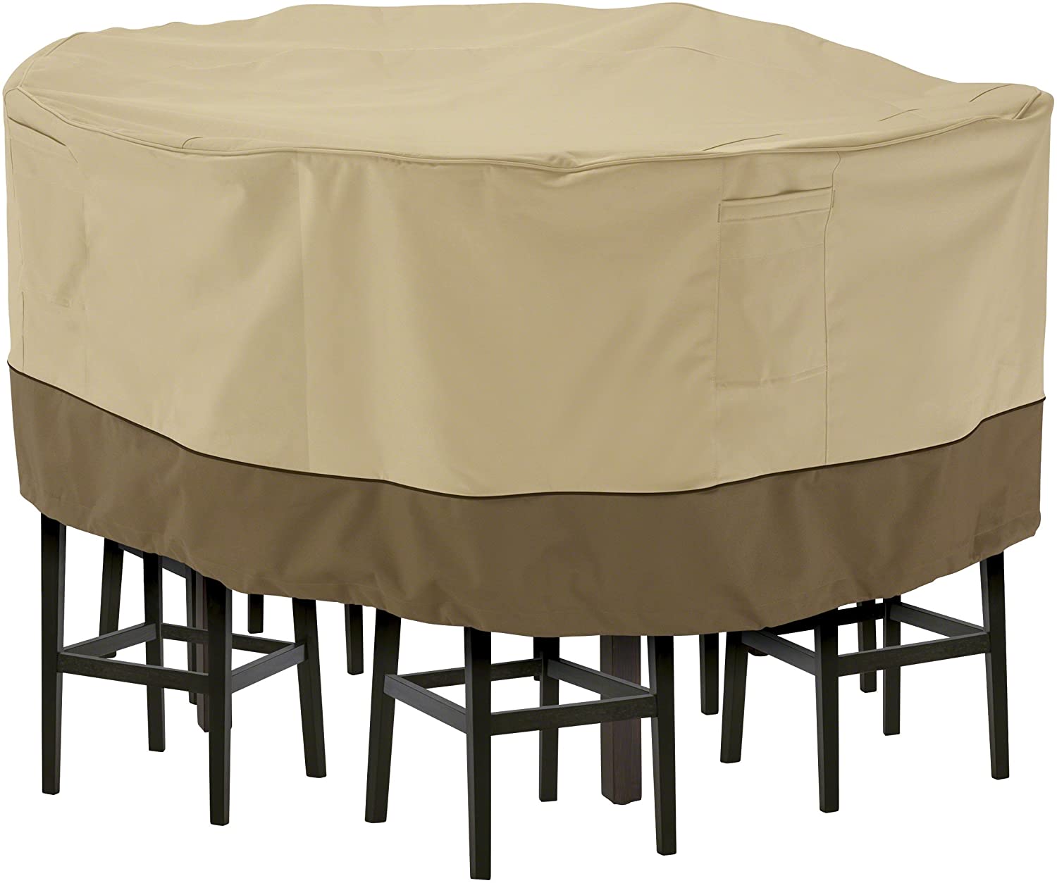 Classic Accessories Veranda WaterResistant 94 Inch Tall Round Patio