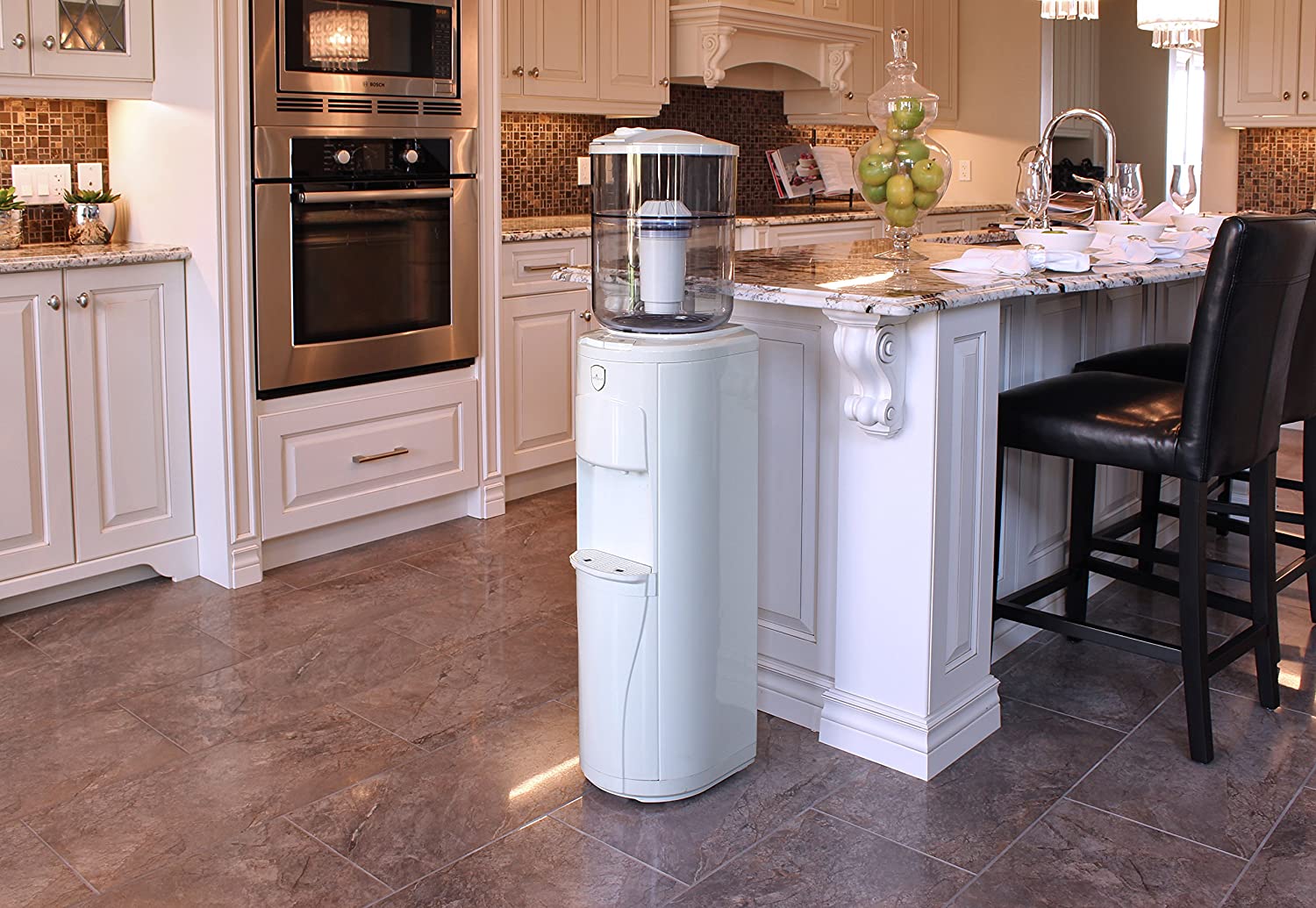 Vitapur (Room and Cold) White Countertop Water Dispenser The Tea Scape