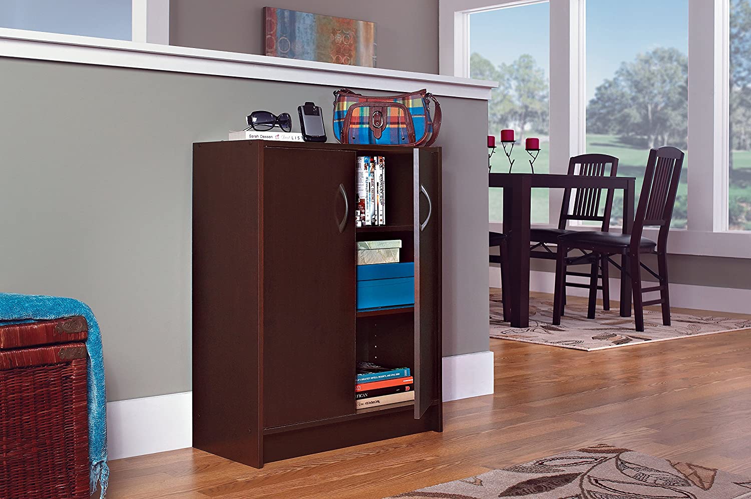 ClosetMaid 8925 2Door Stackable Laminate Organizer, Espresso The Tea