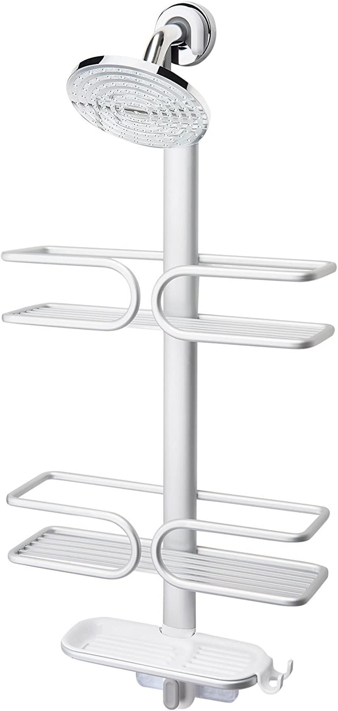 OXO Good Grips 3Tier Aluminum Shower Caddy The Tea Scape