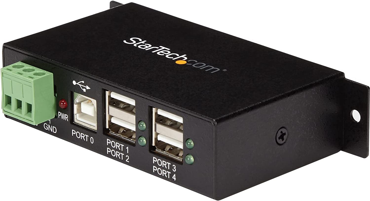 4Port Industrial USB 2.0 Hub with ESD Protection