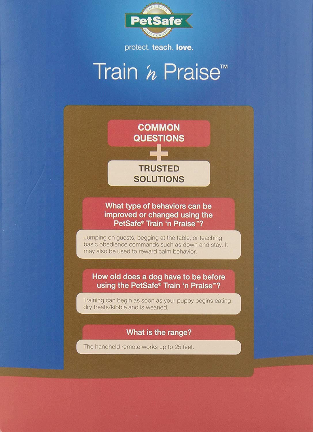 PetSafe Train N Praise Dog Treat Dispenser,White The Tea Scape