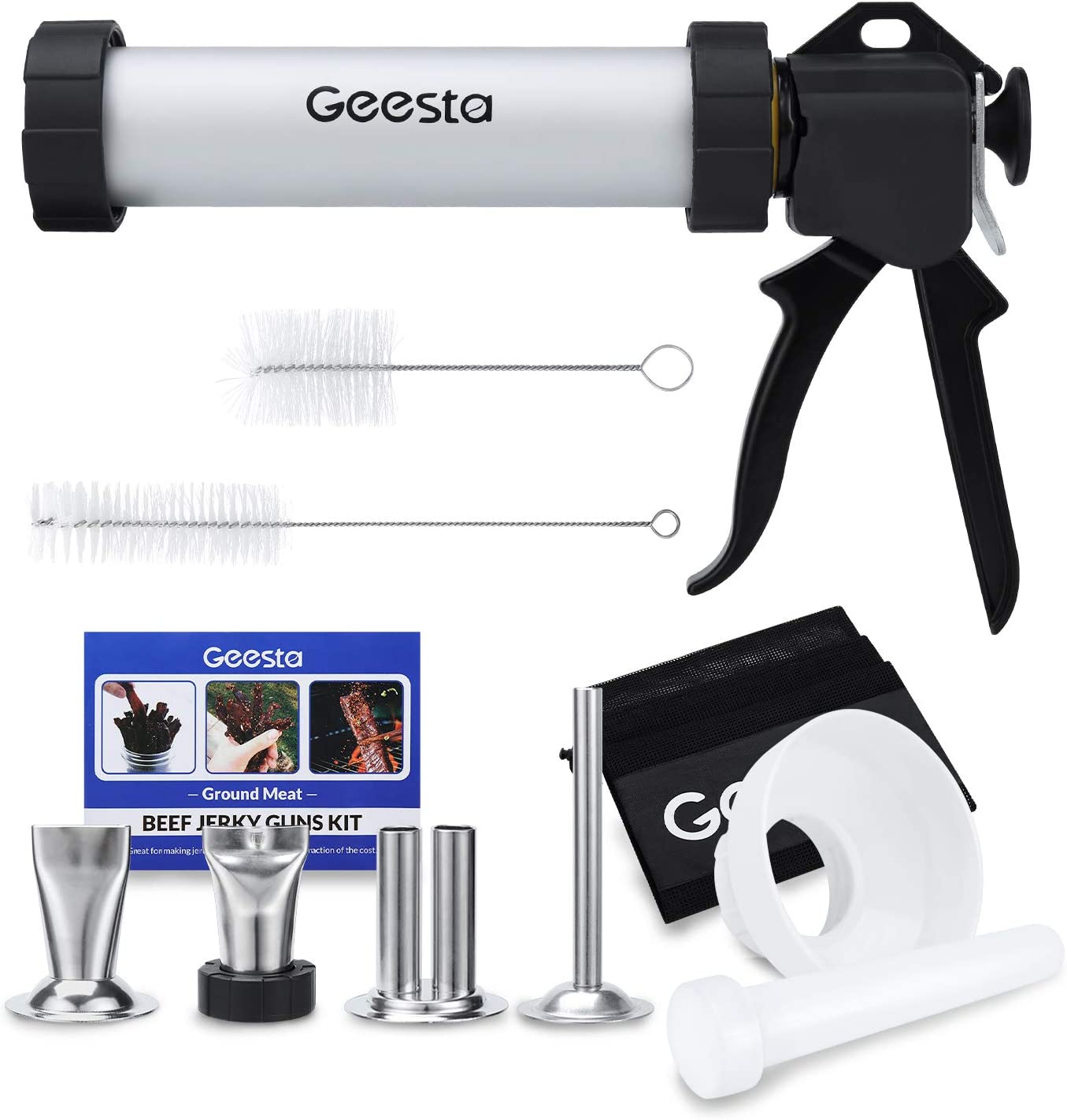 Geesta Classic Jerky Gun, EasyClean Jerky Maker, Aluminum Barrel with