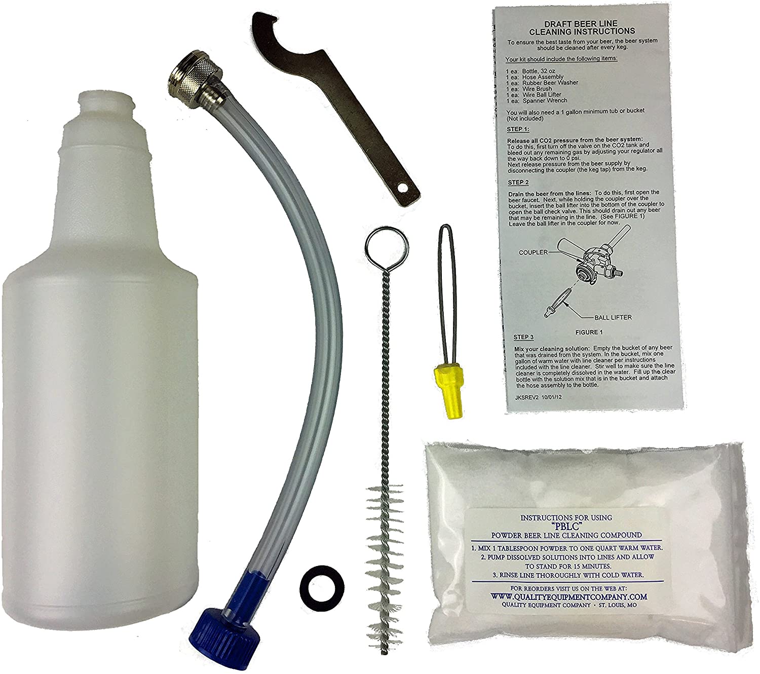 Kegerator Beer Line Cleaning Kit All Necessary Cleaning Accessories
