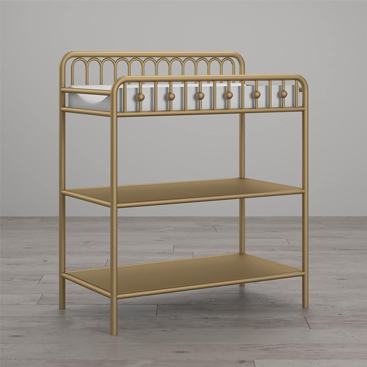 Little Seeds Monarch Hill Ivy Metal Changing Table, Gold The Tea Scape