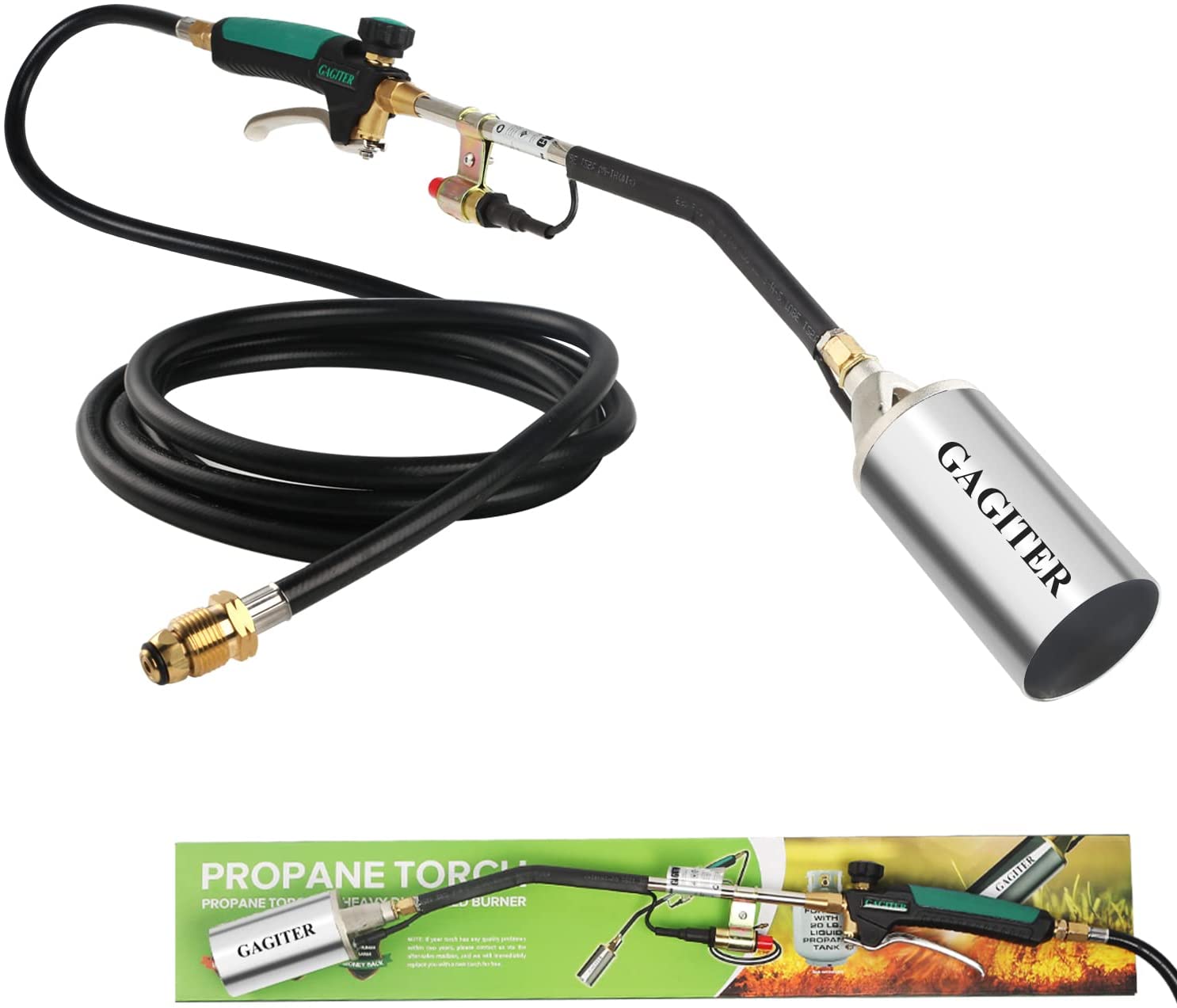 Weed Torch Propane Burner,Heavy Duty Propane Torch, Flamethrower