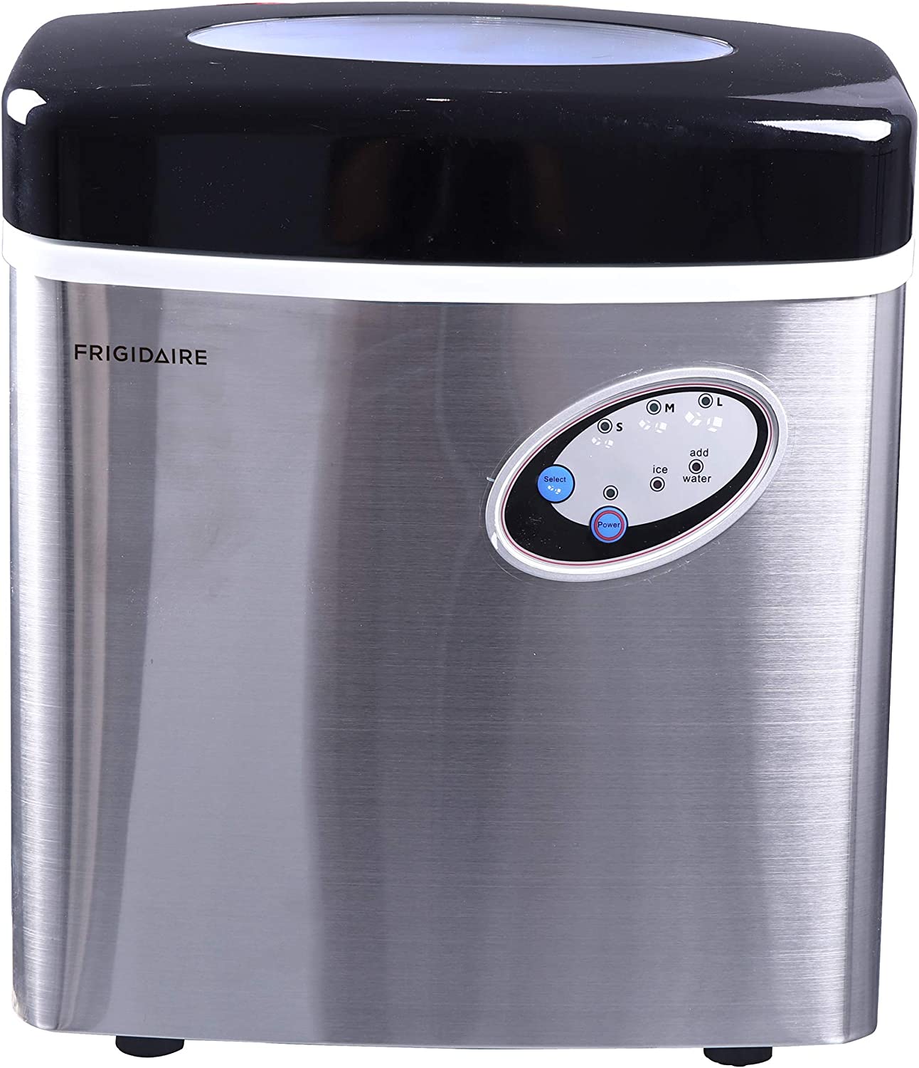 Frigidaire EFIC115 Extra Large Ice Maker, Stainless Steel, 48 lbs per