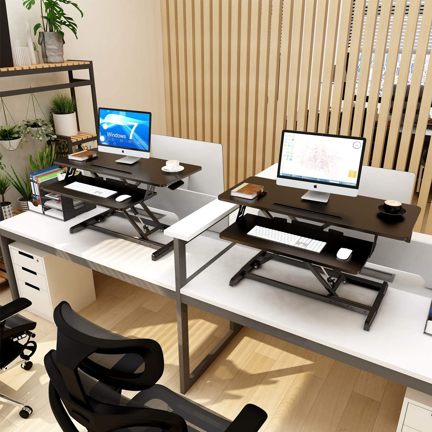 smug desk height adjustable standing desk converter