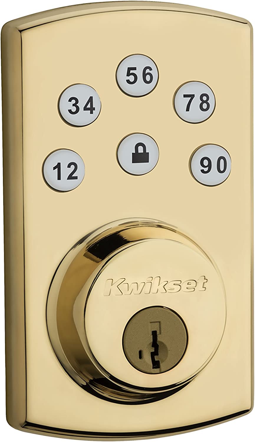Kwikset 907 Powerbolt 2.0 Electronic Deadbolt featuring SmartKey in