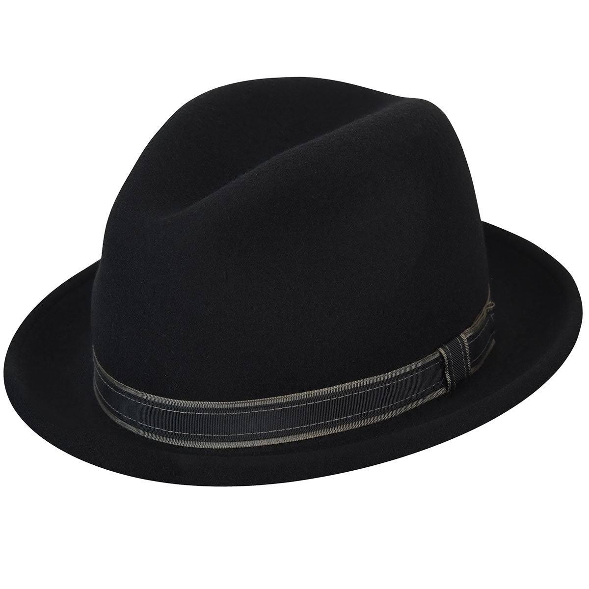 Country Gentleman Black Clooney Fedora 