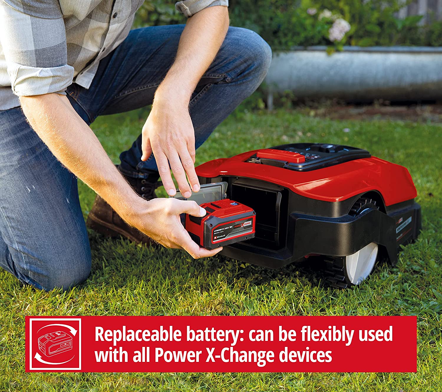 Einhell FREELEXO 1200 LCD BT Power XChange 18V Robot Mower