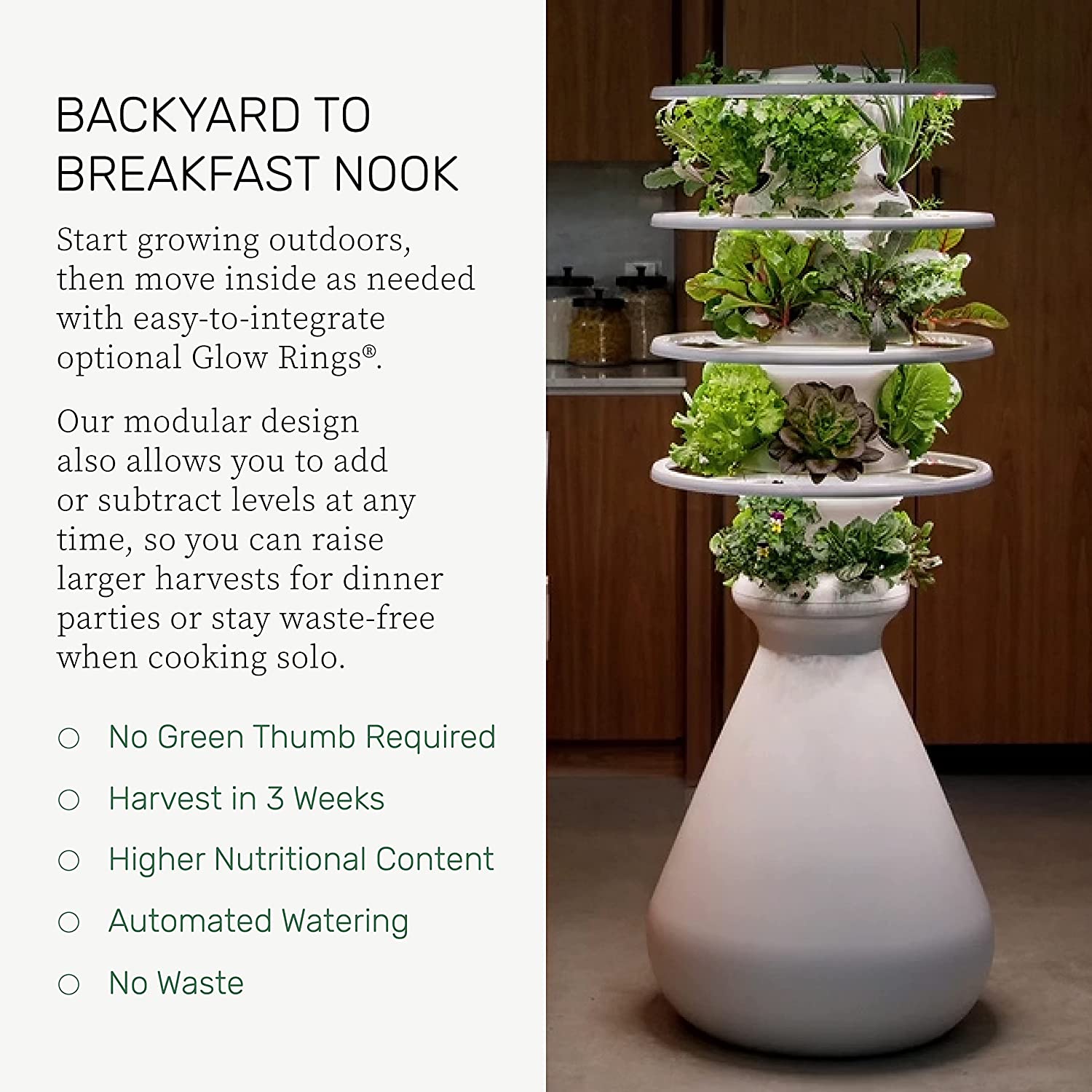 Lettuce Grow Farmstand 36Plant Hydroponic Growing System Kit Outdoor