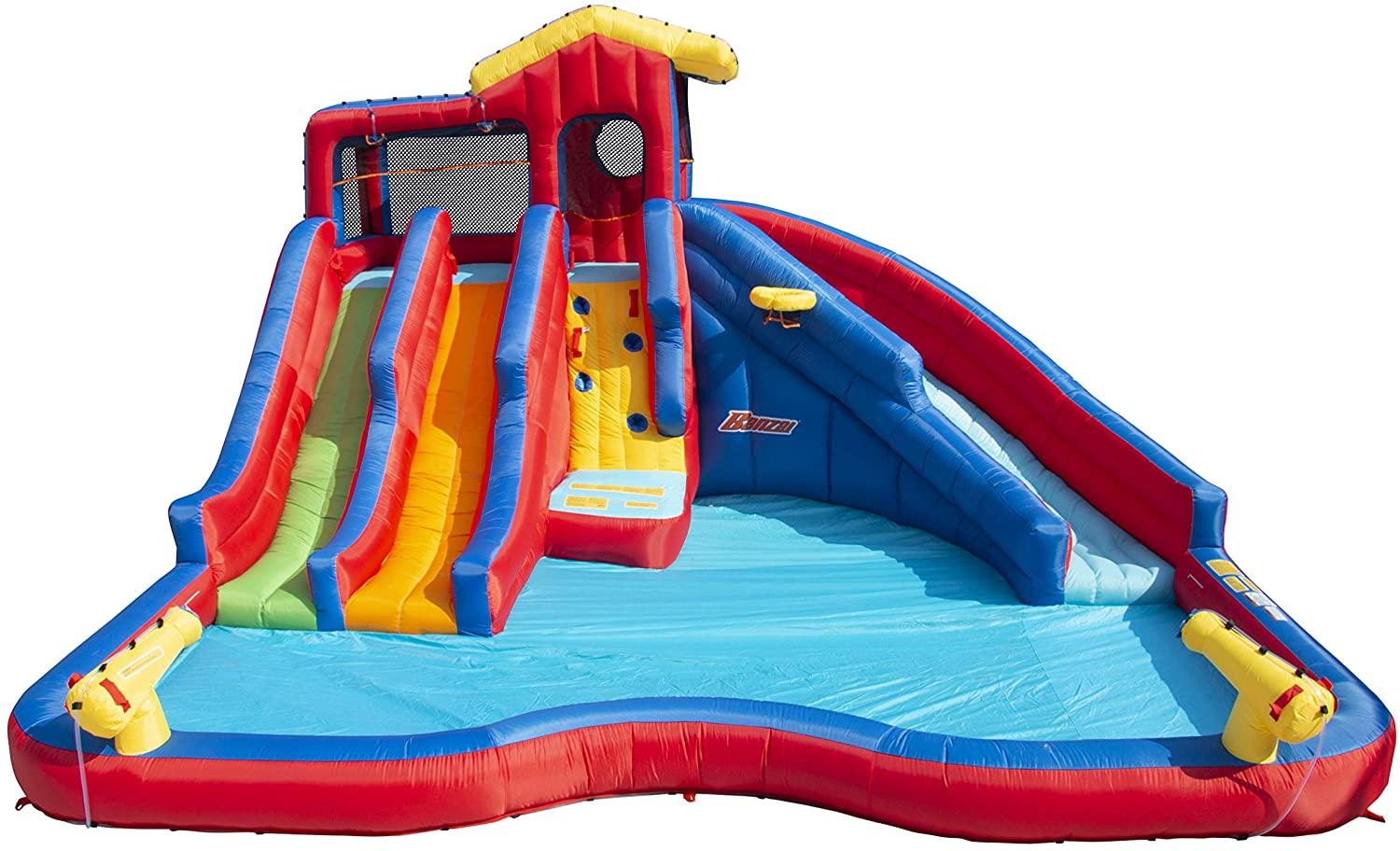 BANZAI Hydro Blast Water Park, Length 16 ft, Width 16 ft, Height 10