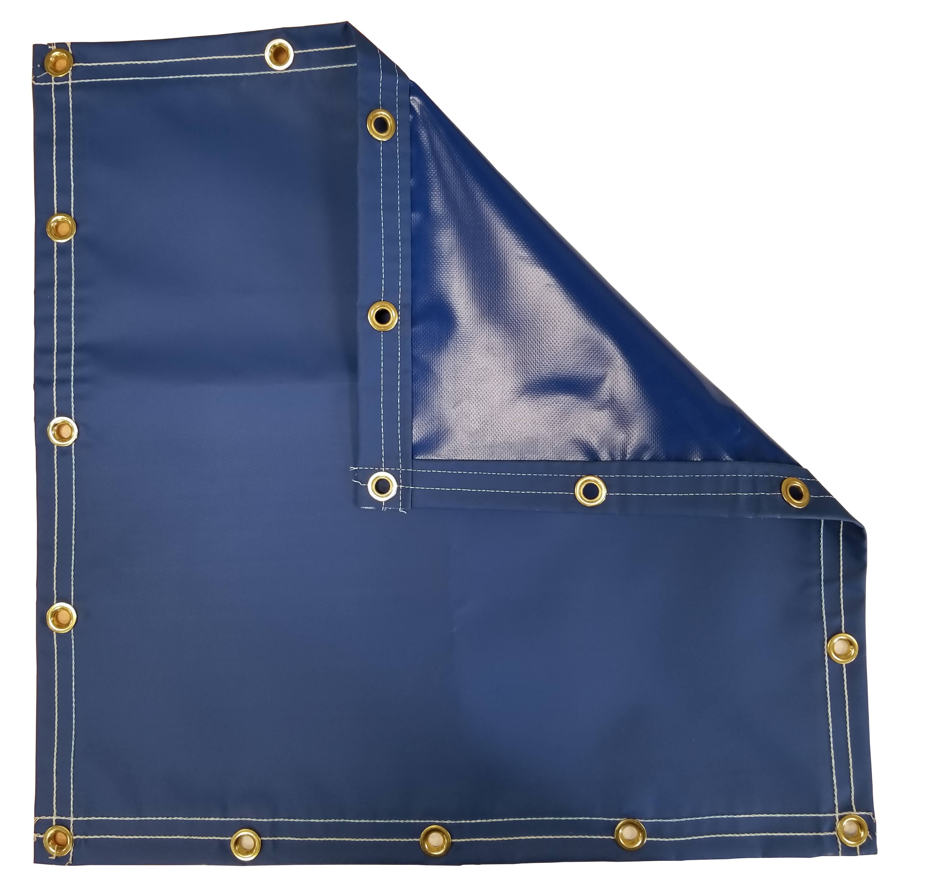 Harpster Tarps 14&x25& Blue Vinyl Coated Tarp 18 Oz.